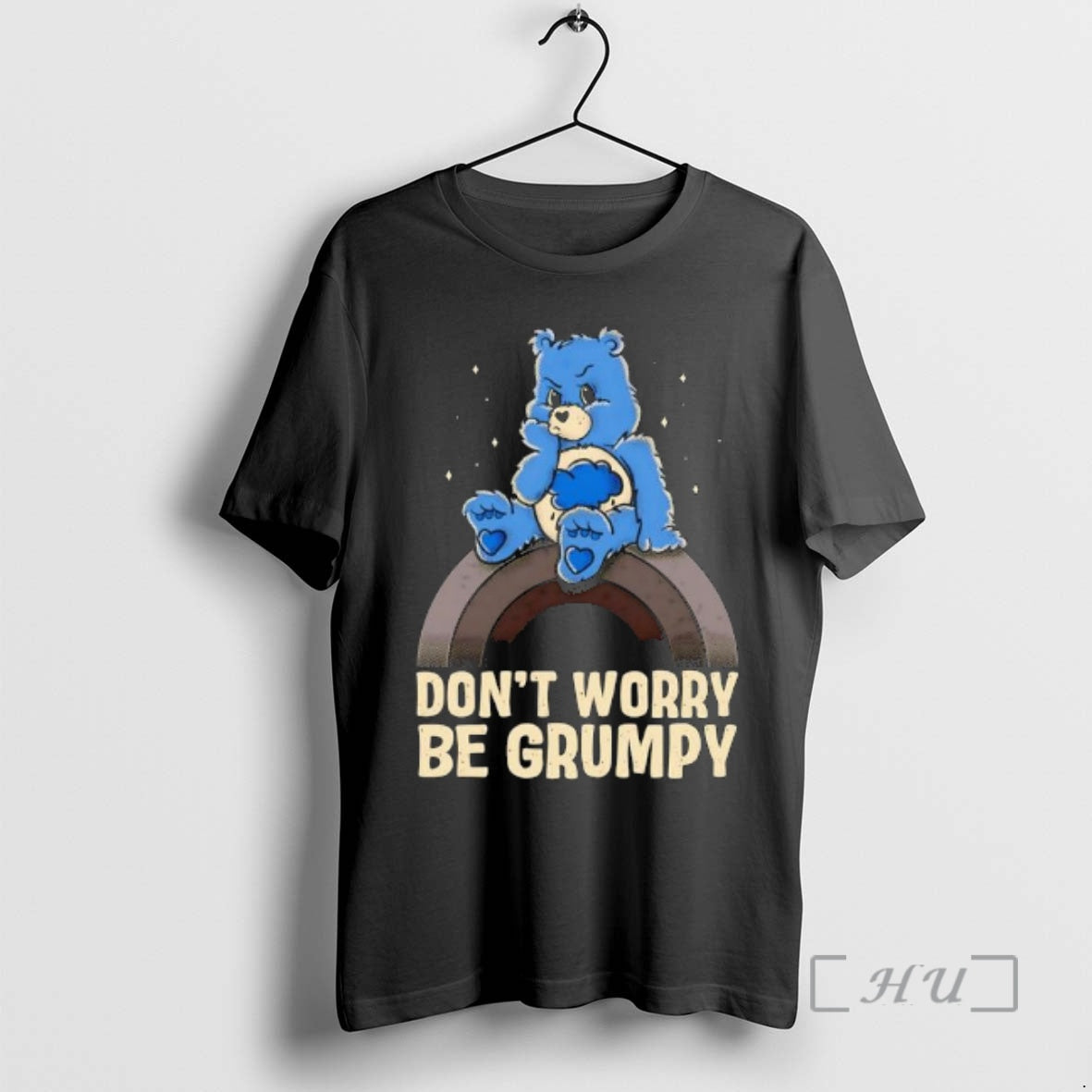 Officials Grumpy Bear Dont Worry Be Grumpy Graphic T-Shirts, Hoodie, Sweatshirt | PopFlextees.com
