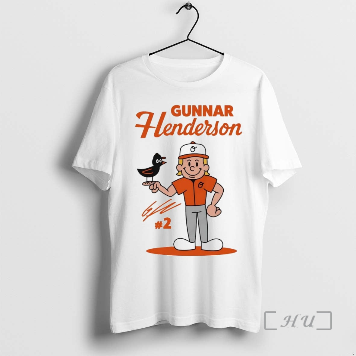 Officials Gunnar Henderson Cartoon Baltimore Orioles T-Shirts, Hoodie, Sweatshirt | PopFlextees.com