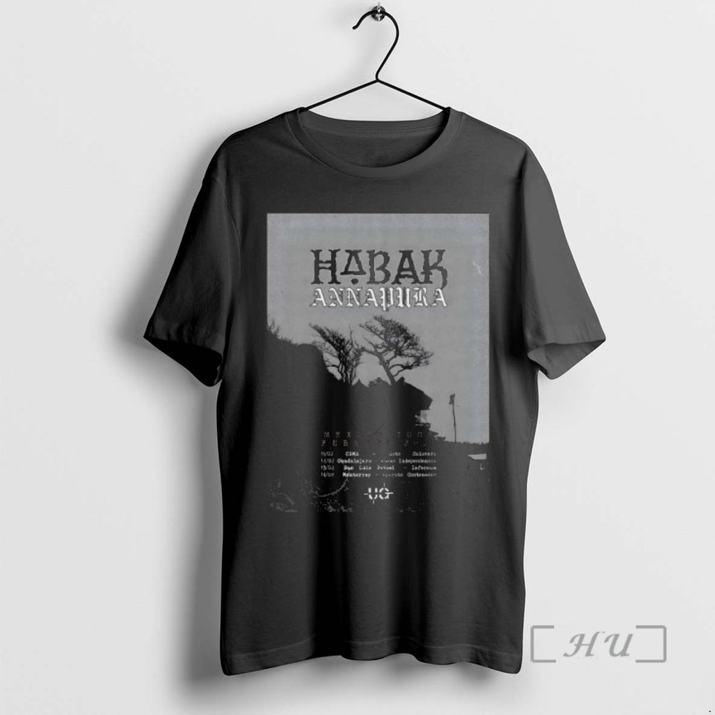 Officials Habak Mexico Febrero 2026 Tour T-Shirts, Hoodie, Sweatshirt | PopFlextees.com
