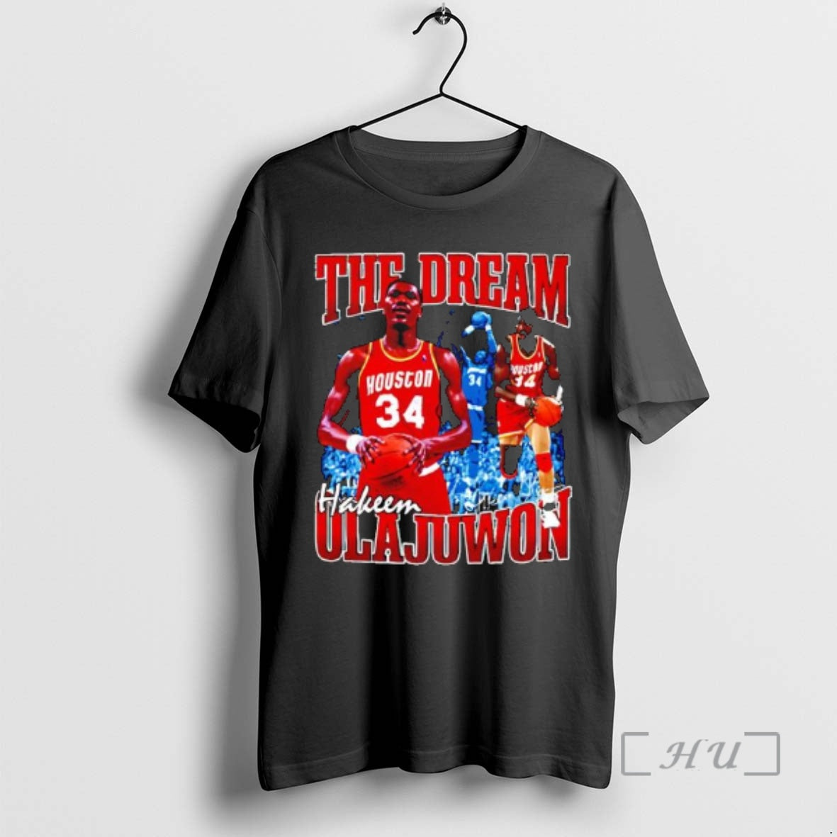 Officials Hakeem Olajuwon The Dream Basketball Legend Signature Vintage T-Shirts, Hoodie, Sweatshirt | PopFlextees.com