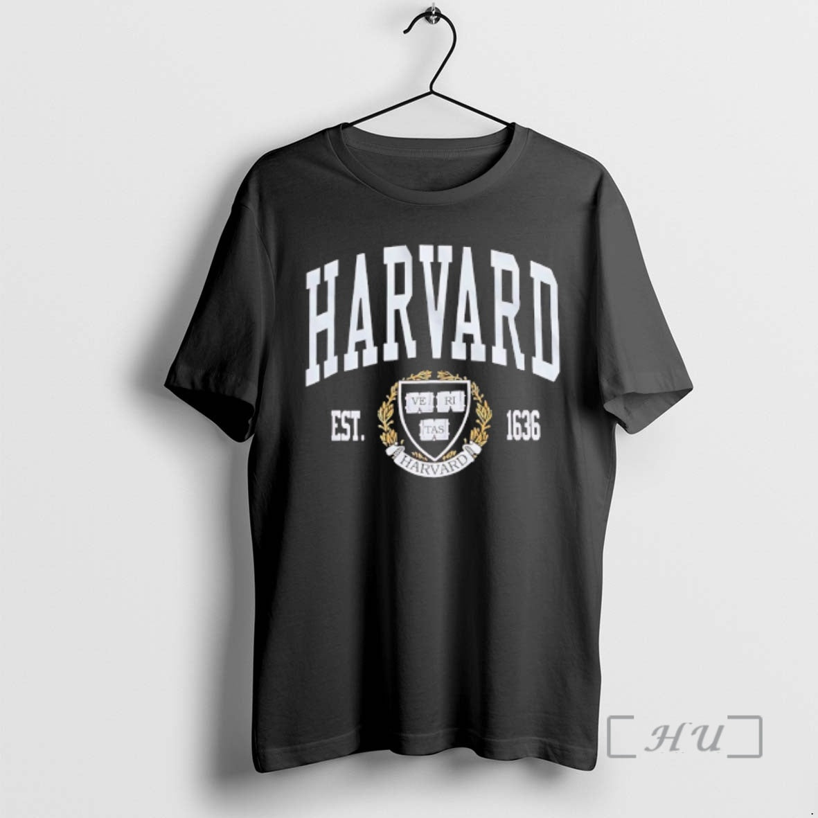Officials Harvard University Ve Ri Tas Logo Est 1636 T-Shirts, Hoodie, Sweatshirt | PopFlextees.com