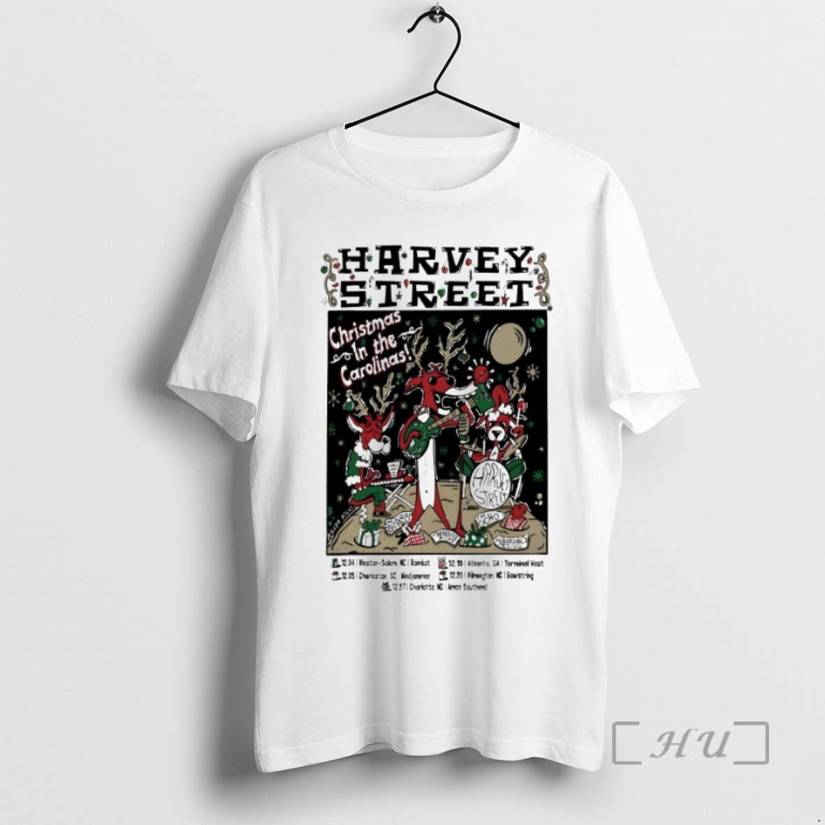 Officials Harvey Street 2026 Christmas In The Carolinas Shows T-Shirts, Hoodie, Sweatshirt | PopFlextees.com