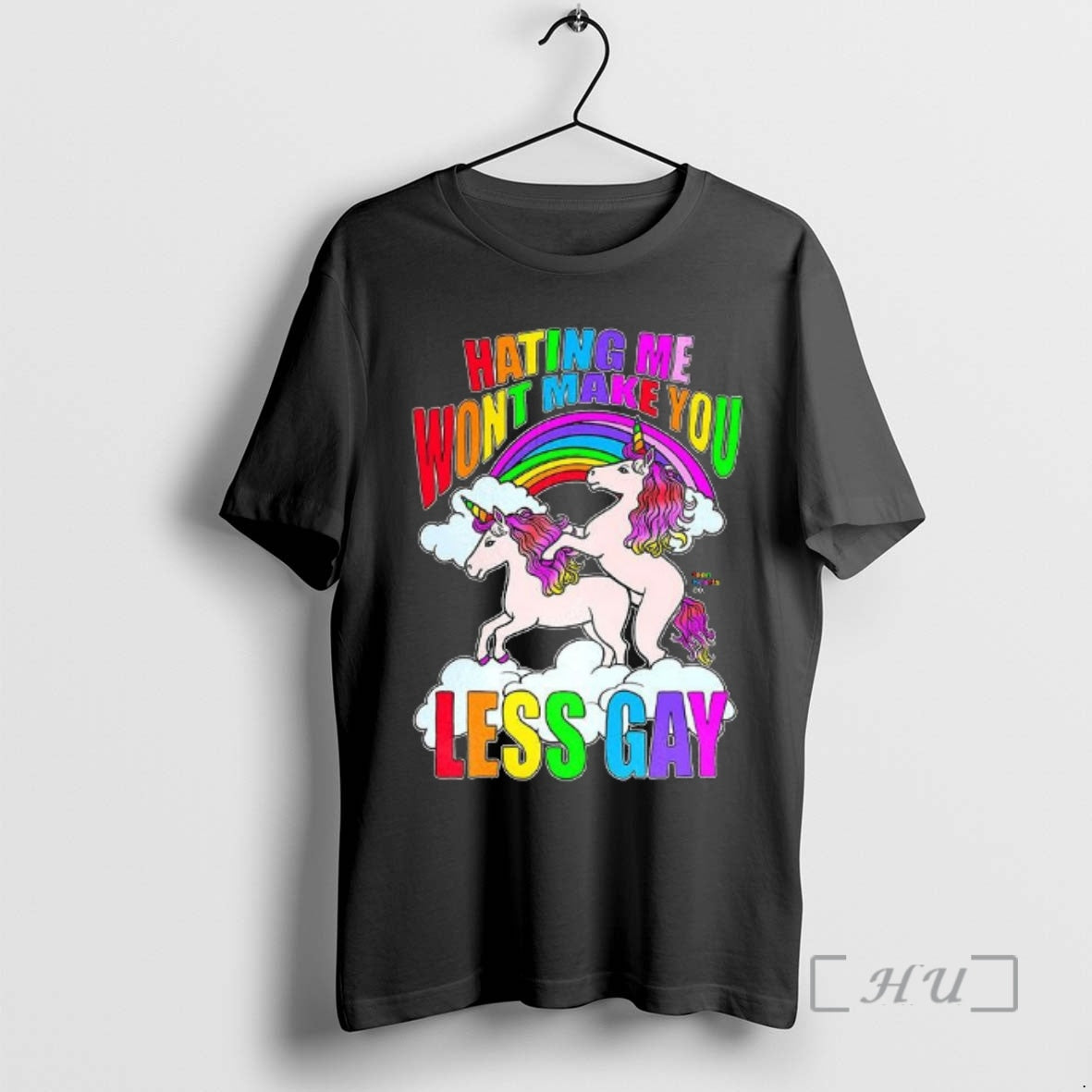 Officials Hating Me Wont Make You Less Gay Unicorn Rainbow T-Shirts, Hoodie, Sweatshirt | PopFlextees.com