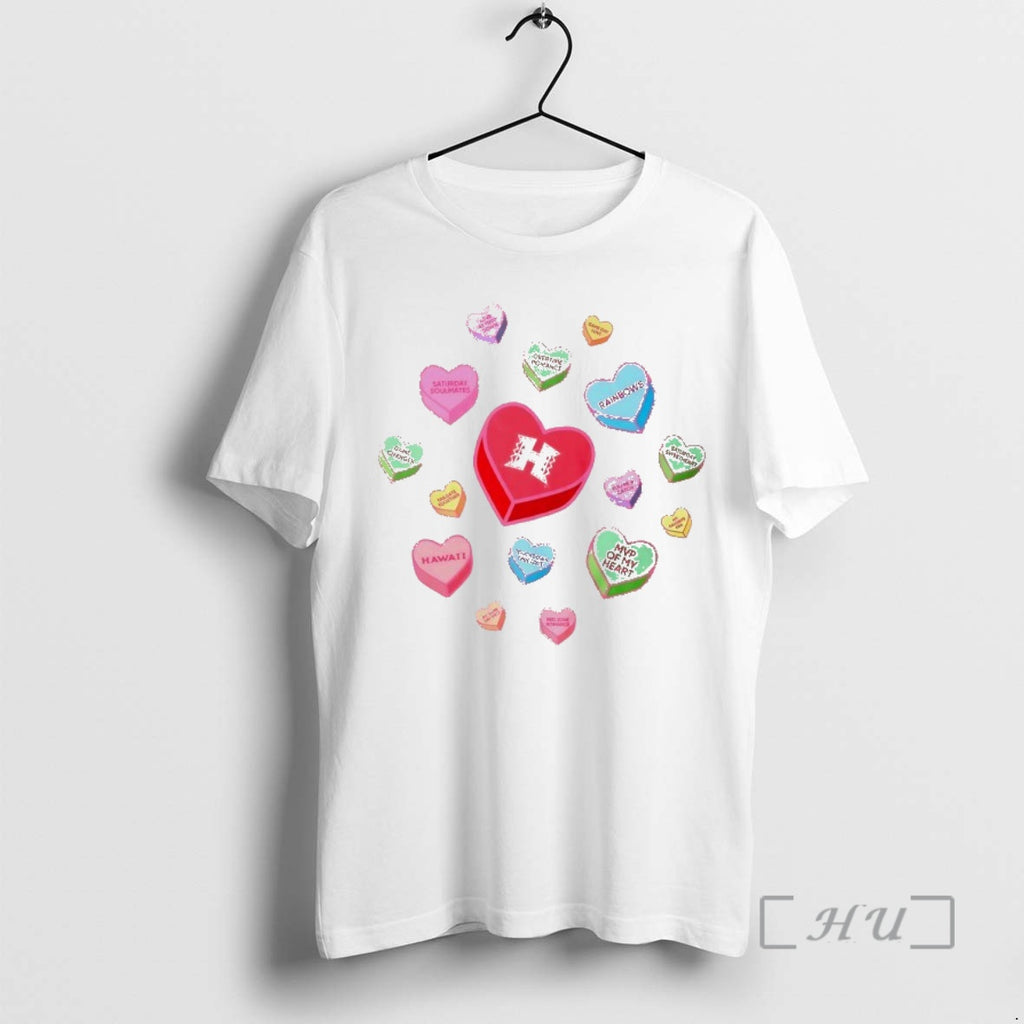 Officials Hawaii Rainbow Warriors Sweet Talk Valentines Day T-Shirts, Hoodie, Sweatshirt | PopFlextees.com
