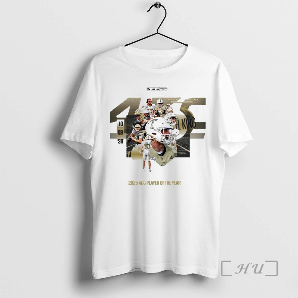 Officials Haynes King Georgia Tech Yellow Jackets 2025 Acc Player Year Circle T-Shirts, Hoodie, Sweatshirt