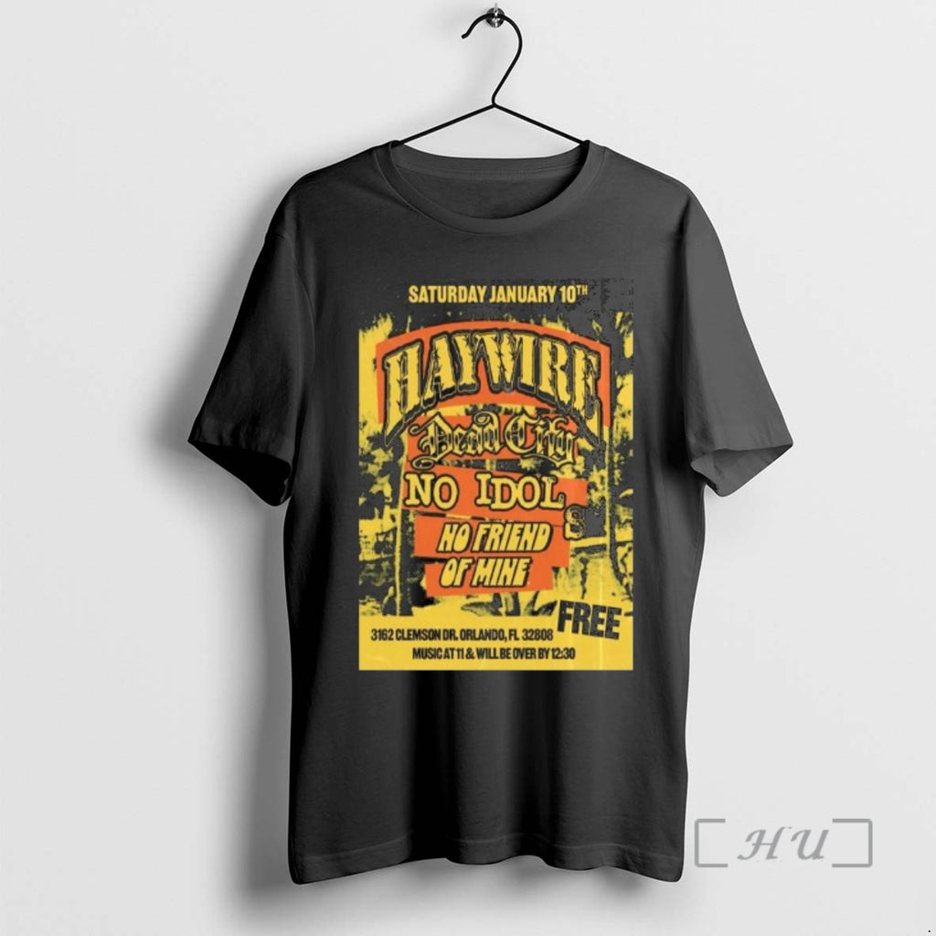 Officials Haywire Orlando Warehouse January 10 2026 Concert T-Shirts, Hoodie, Sweatshirt | PopFlextees.com