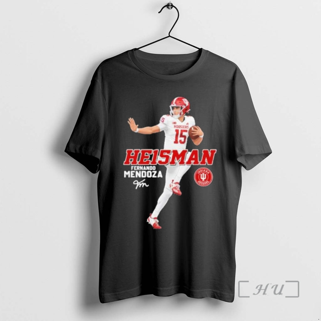 Officials He15men Winner Fernando Mendoza Indiana Football T-Shirts, Hoodie, Sweatshirt | PopFlextees.com