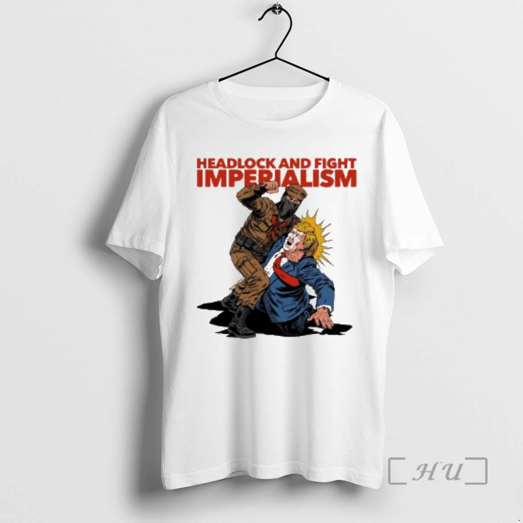 Officials Headlock And Fight Imperialism Anti Trump T-Shirts, Hoodie, Sweatshirt | PopFlextees.com
