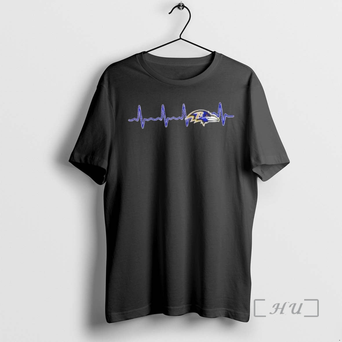 Officials Heartbeat Baltimore Ravens Football Logo Graphic T-Shirts, Hoodie, Sweatshirt | PopFlextees.com