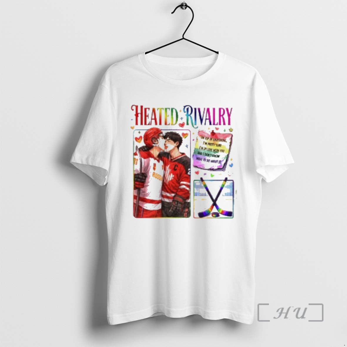 Officials Heated Rivalry Couple Hollander Rozanov Hockey Romance Movie T-Shirts, Hoodie, Sweatshirt | PopFlextees.com