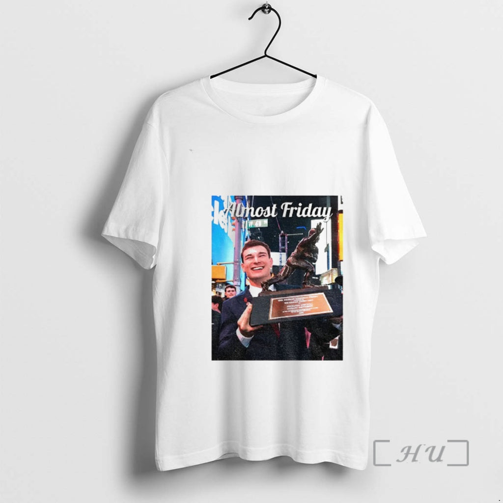 Officials Heismendoza Fernando Mendoza Heisman Trophy Almost Friday T-Shirts, Hoodie, Sweatshirt | PopFlextees.com