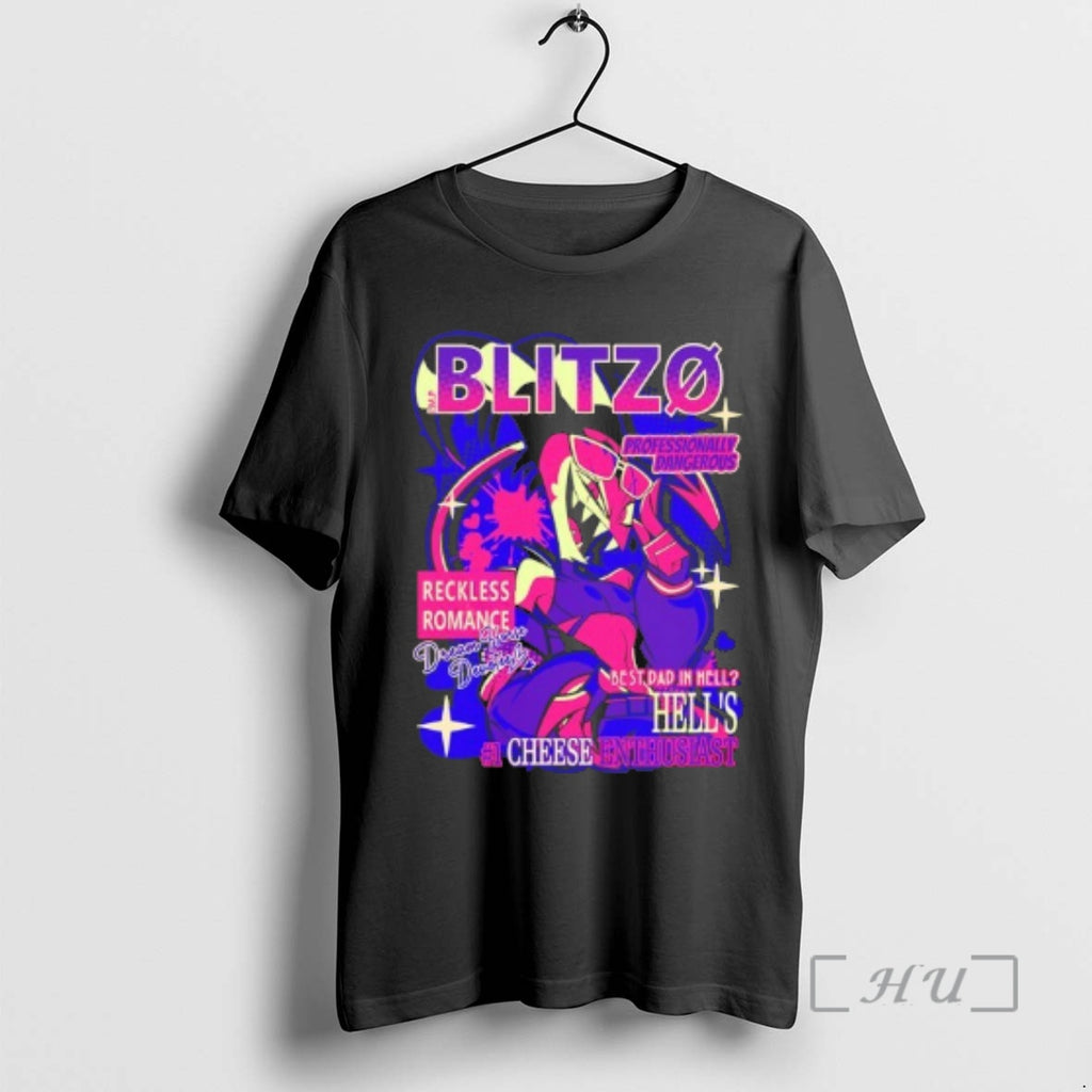 Officials Helluva Boss Blitzo Professionally Dangerous T-Shirts, Hoodie, Sweatshirt | PopFlextees.com