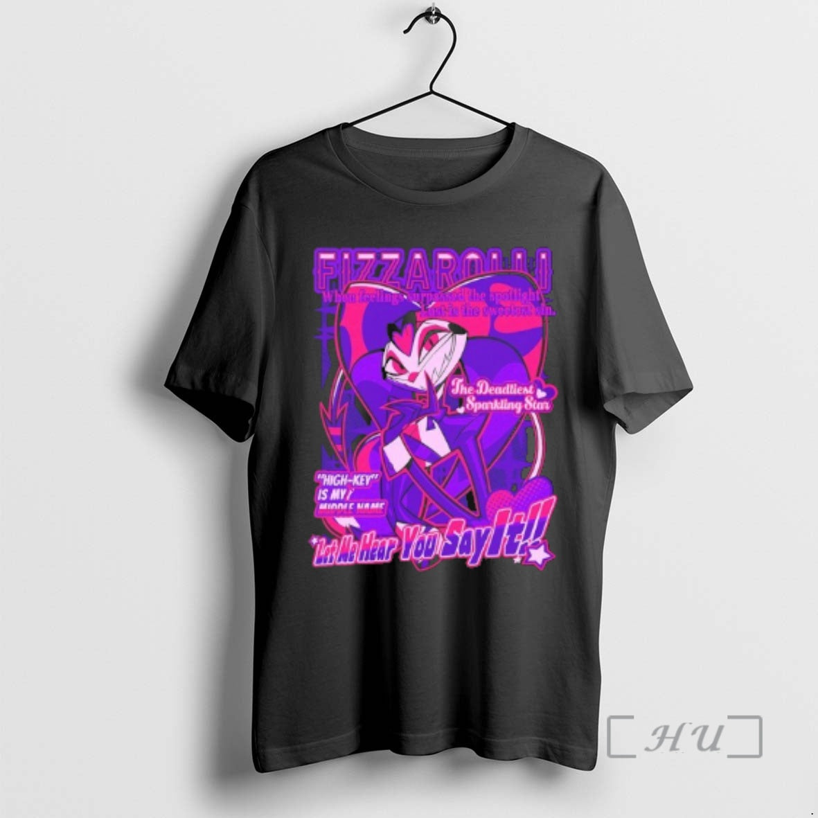 Officials Helluva Boss Fizzarolli When Feelings Surpassed The Spotlight Lust Is The Sweetest Sin Premium T-Shirts,...