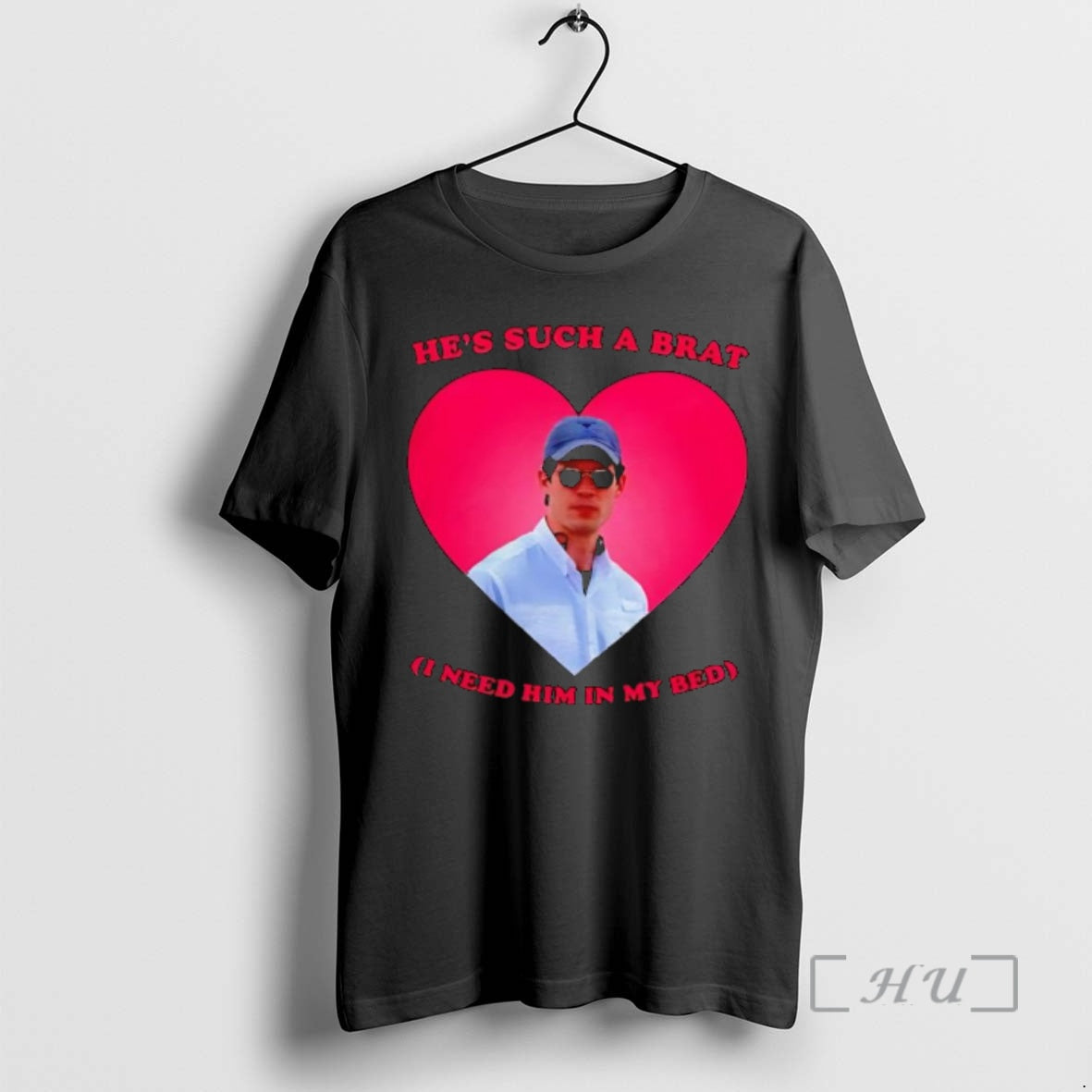 Officials Hes Such A Brat 1 Need Him In My Bed Heart Premium T Shirts Hoodie, Sweatshirt | PopFlextees.com