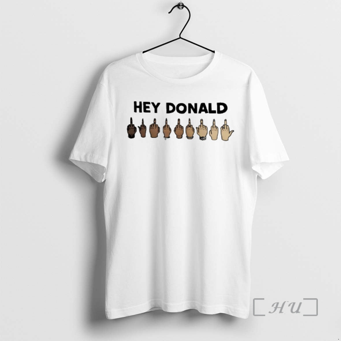 Officials Hey Donald Trump Middle Finger T-Shirts, Hoodie, Sweatshirt | PopFlextees.com