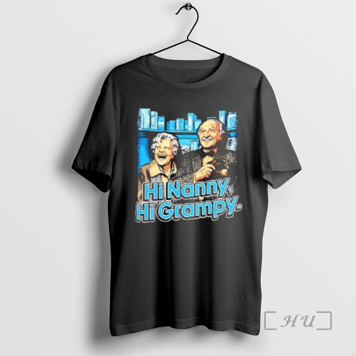 Officials Hi Nanny Hi Grampy Vintage T-Shirts, Hoodie, Sweatshirt | PopFlextees.com