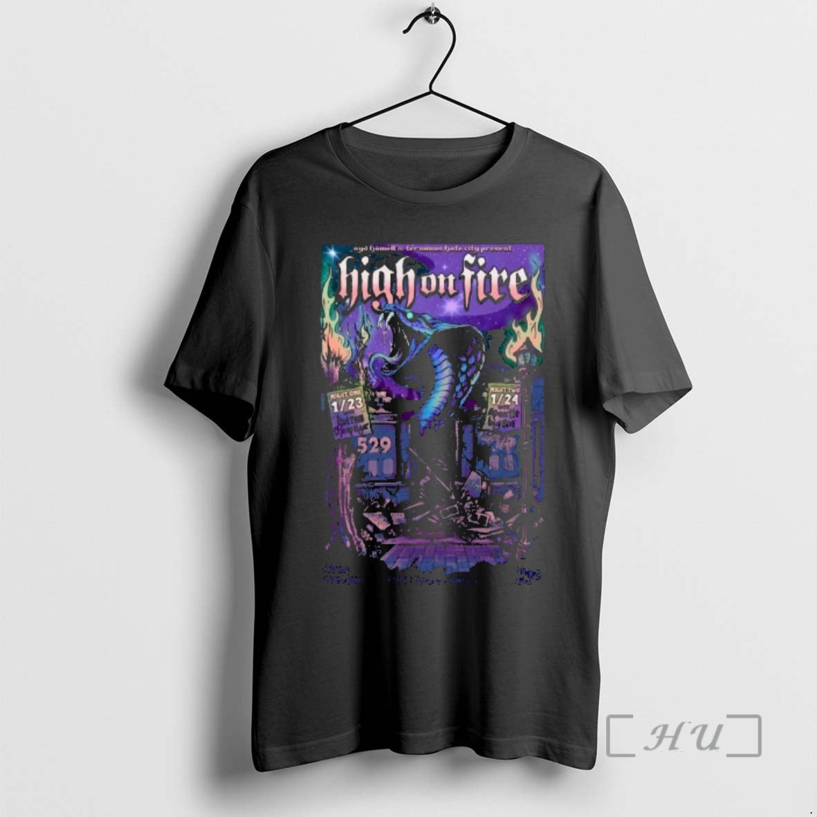 Officials High On Fire Atlanta Ga February 23 24 2026 Tour Premium T Shirts Sweater Hoodie, Sweatshirt | PopFlextees.com