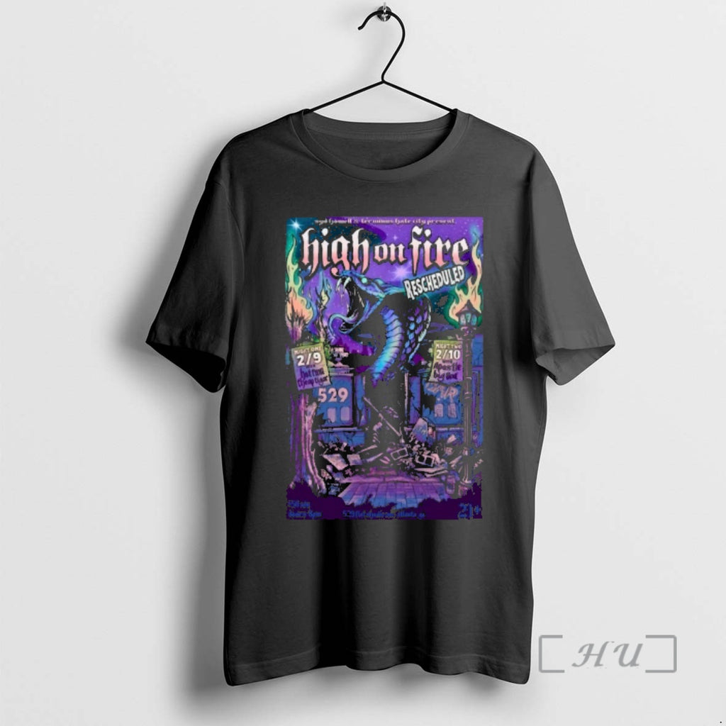 Officials High On Fire Atlanta Ga February 9 10 2026 Tour Premium T Shirts Sweater Hoodie, Sweatshirt | PopFlextees.com