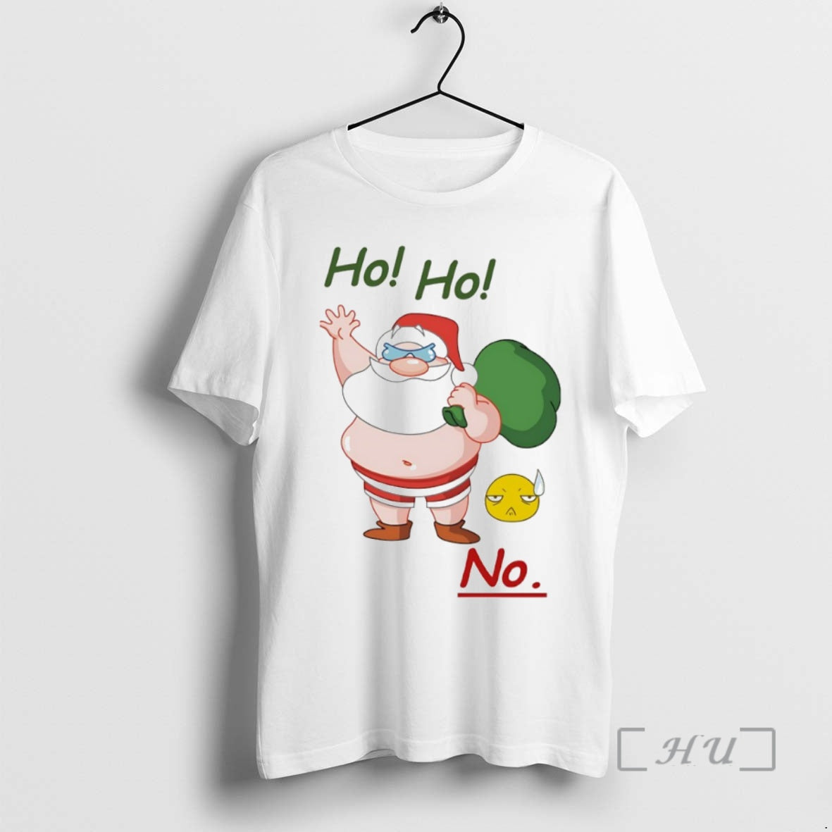Officials Ho Ho No Santa Christmas Circle T-Shirts, Hoodie, Sweatshirt | PopFlextees.com