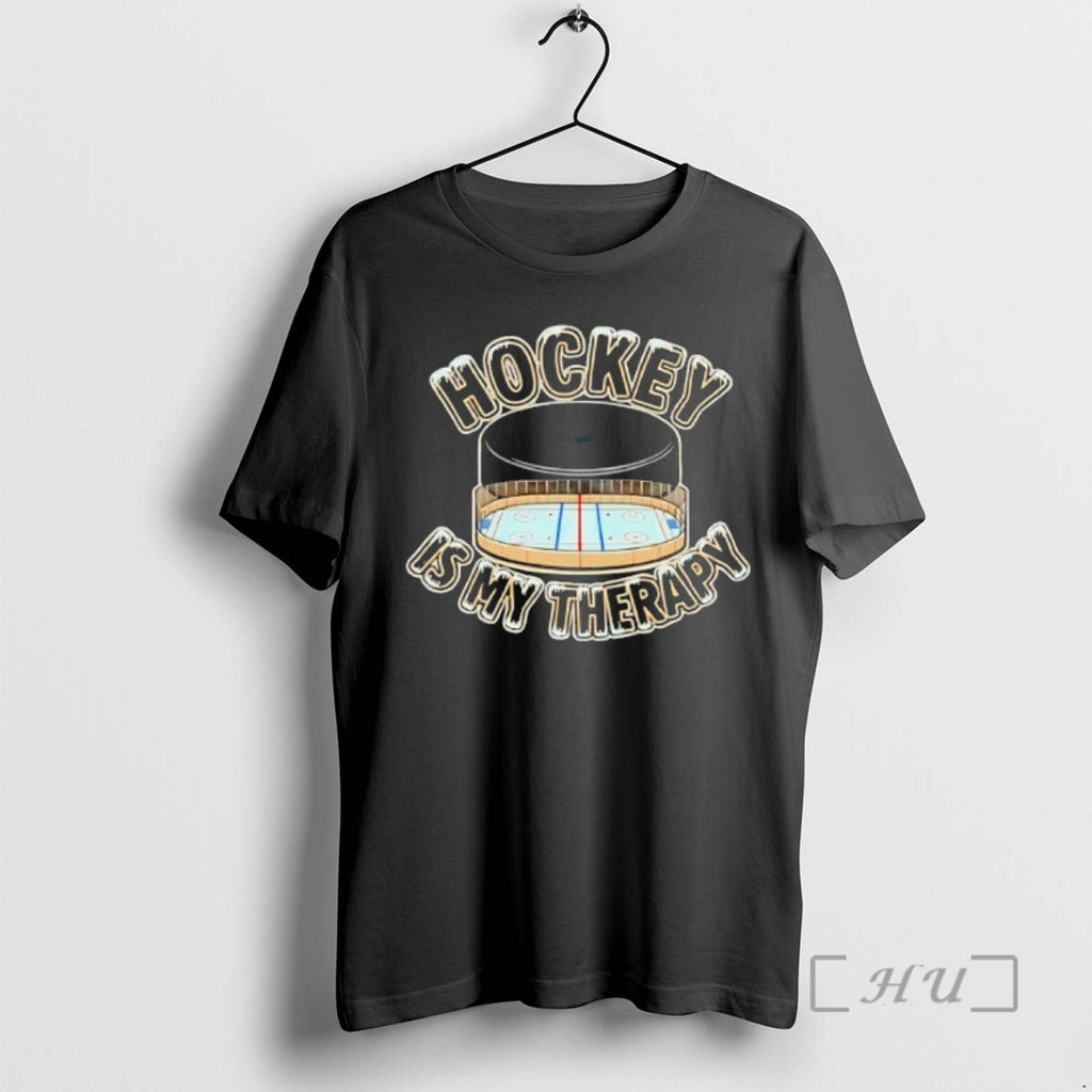 Officials Hockey Is My Therapy T-Shirts, Hoodie, Sweatshirt | PopFlextees.com