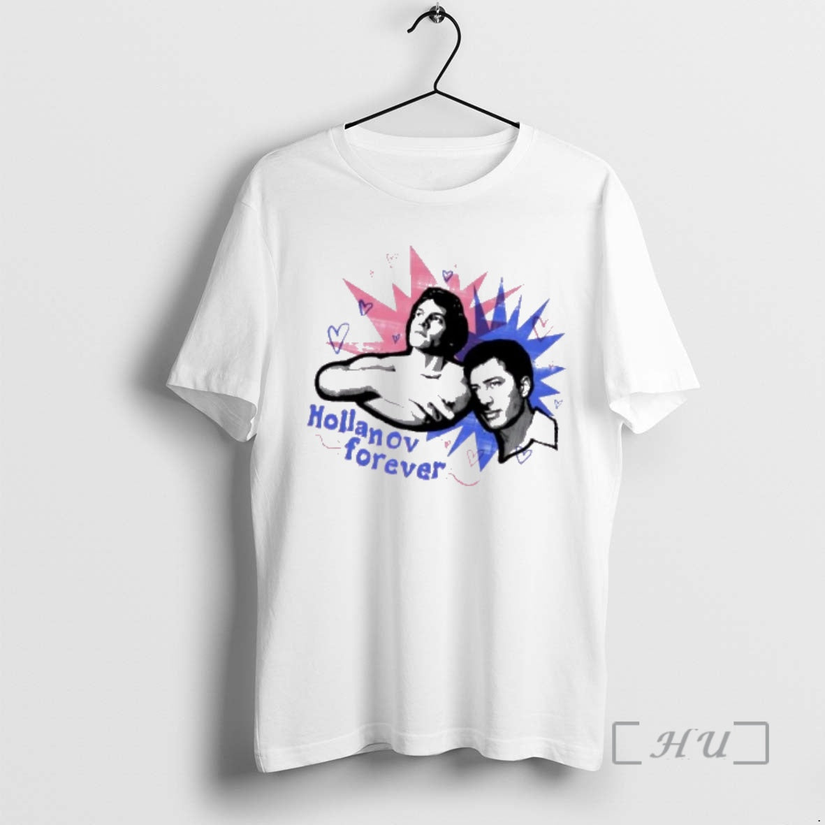 Officials Hollanov Forever Hearts Love Graphic T-Shirts, Hoodie, Sweatshirt | PopFlextees.com