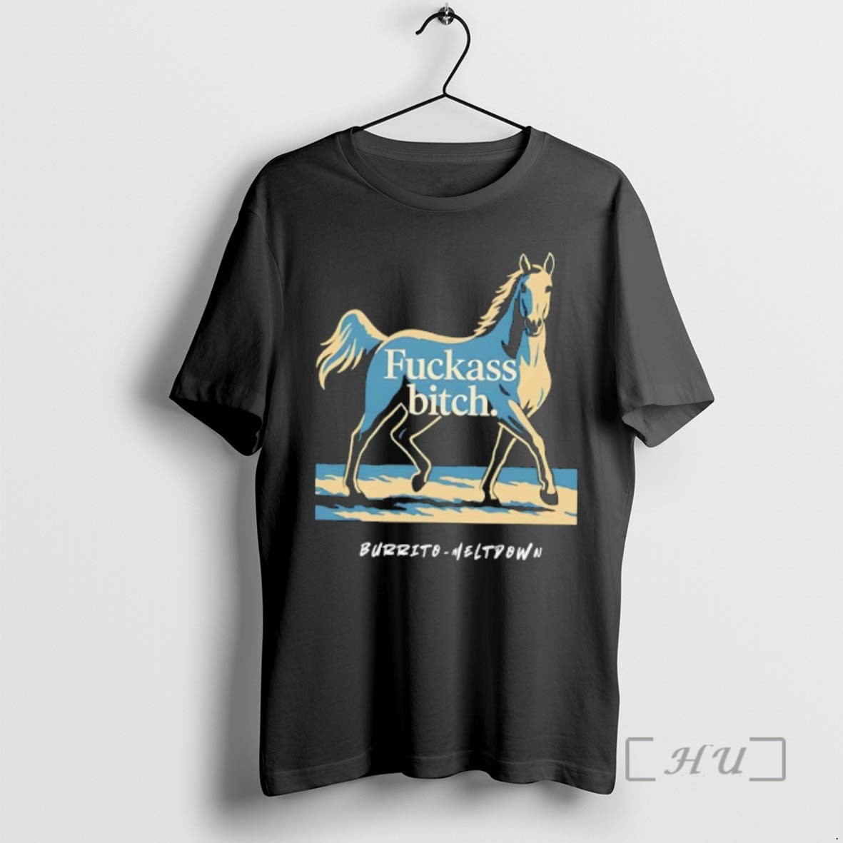 Officials Horse Illustration Fuckass Bitch Burrito Meltdown Sarcastic Animal Meme T-Shirts, Hoodie, Sweatshirt