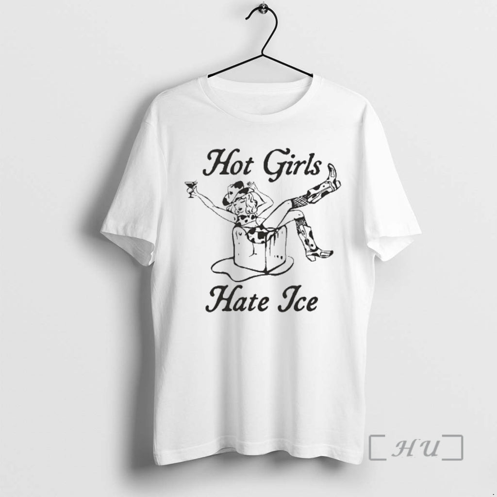 Officials Hot Girls Cowboy Hate Ice Graphic T-Shirts, Hoodie, Sweatshirt | PopFlextees.com