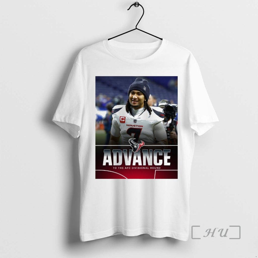 Officials Houston Texans Advance To The Afc Divisional Round T-Shirts, Hoodie, Sweatshirt | PopFlextees.com
