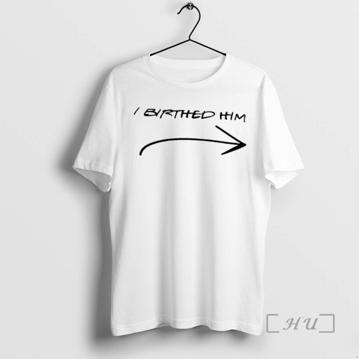 Officials I Birthed Him Arrow Pointing To The Right T-Shirts, Hoodie, Sweatshirt | PopFlextees.com