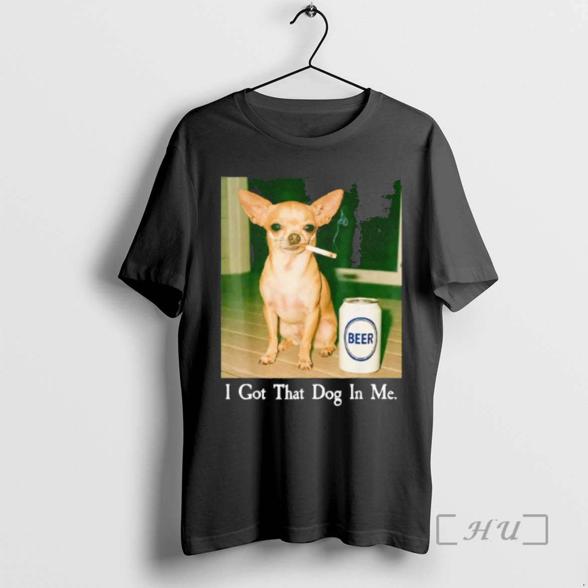 Officials I Got That Dog In Me Funny Chihuahua Smoking Beer Meme Premium T Shirts Hoodie, Sweatshirt | PopFlextees.com