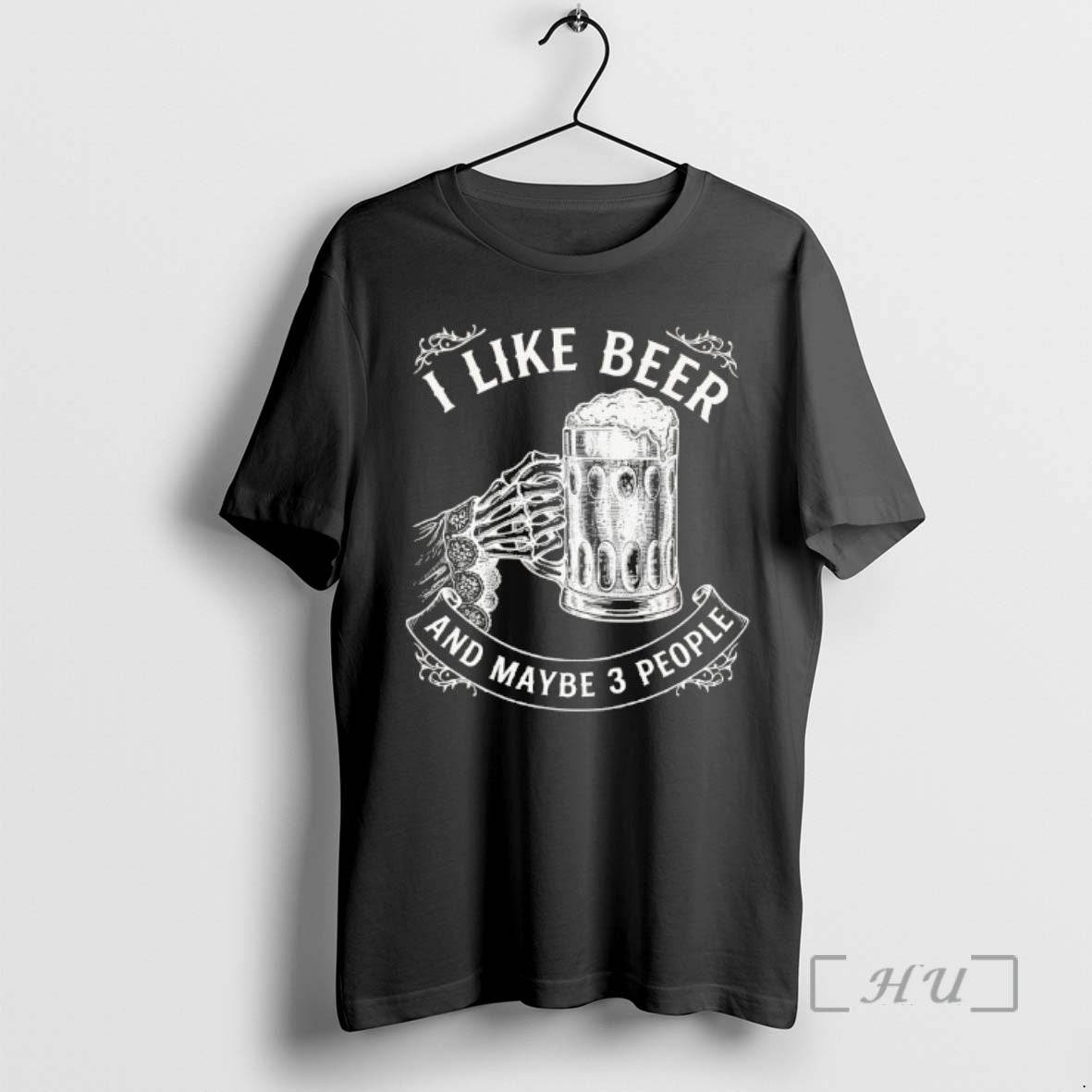 Officials I Like Beer Introvert Skeleton And Maybe 3 People T-Shirts, Hoodie, Sweatshirt | PopFlextees.com