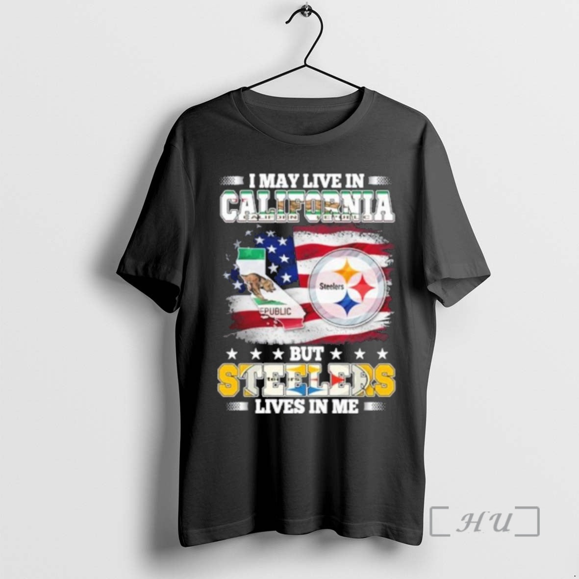 Officials I May Live In California But Steelers Lives In Me Premium T Shirts Sweater Hoodie, Sweatshirt | PopFlextees.com