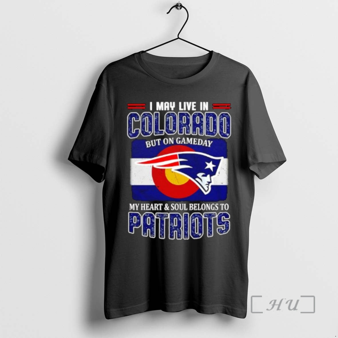 Officials I May Live In Colorado But On Gameday My Heart Soul Belongs To Patriots T-Shirts, Hoodie, Sweatshirt