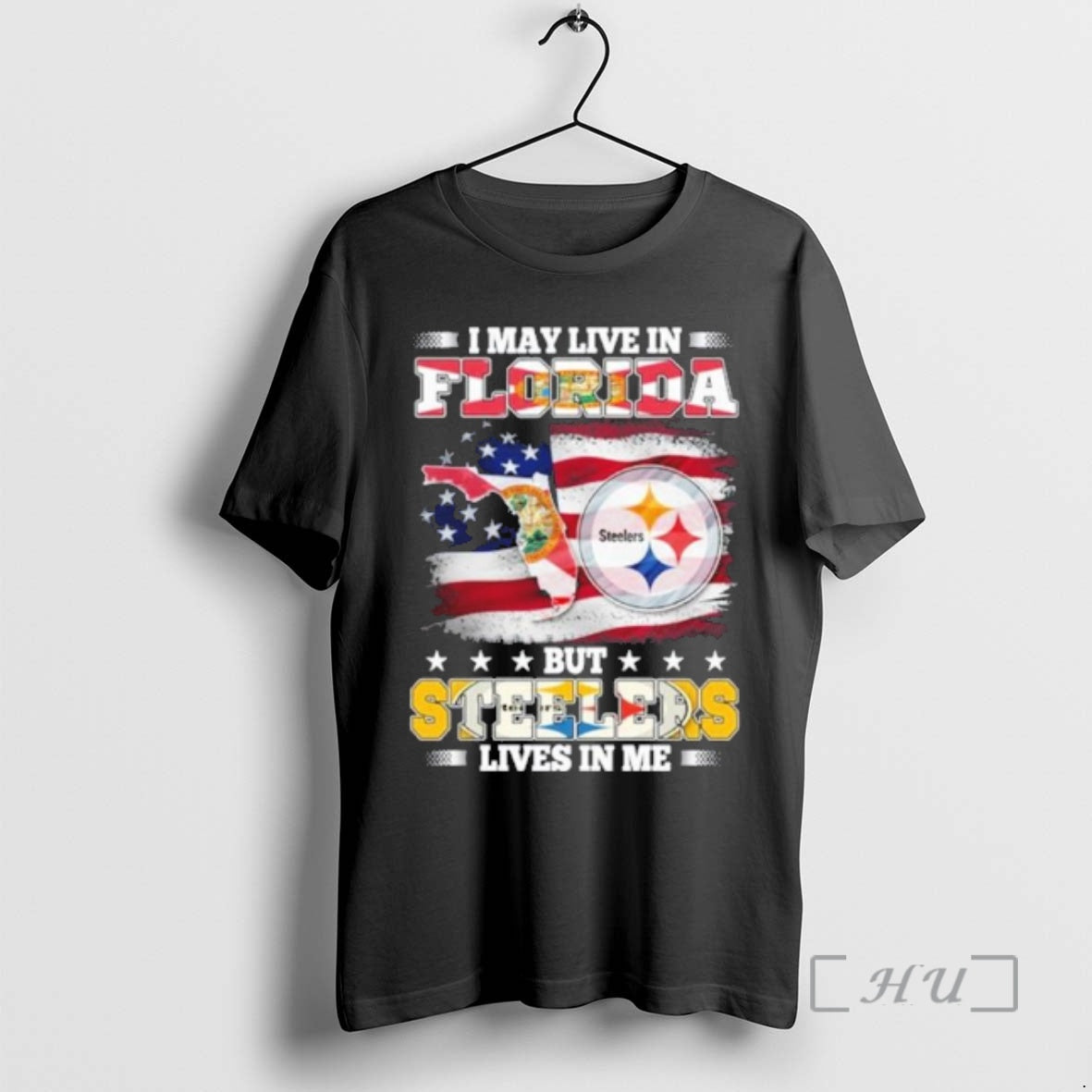 Officials I May Live In Florida But Steelers Lives In Me Premium T Shirts Sweater Hoodie, Sweatshirt | PopFlextees.com