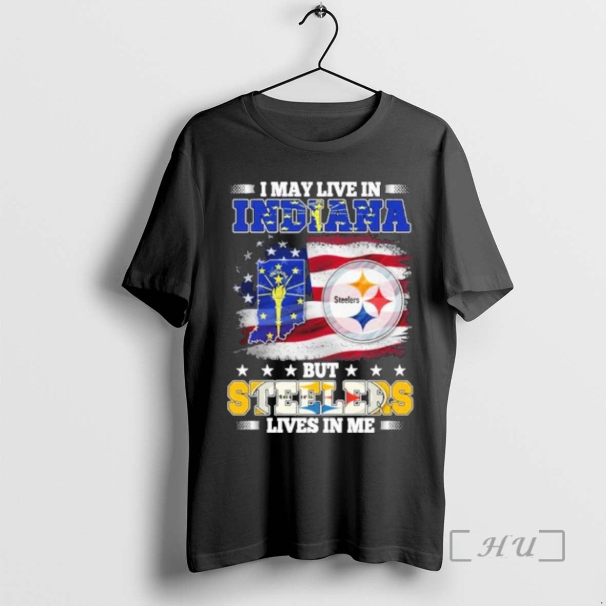 Officials I May Live In Indiana But Steelers Lives In Me Premium T Shirts Sweater Hoodie, Sweatshirt | PopFlextees.com