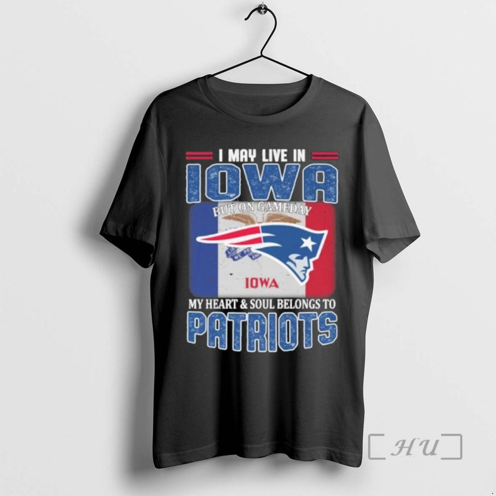 Officials I May Live In Iowa But On Gameday My Heart And Soul Belongs To T-Shirts, Hoodie, Sweatshirt | PopFlextees.com