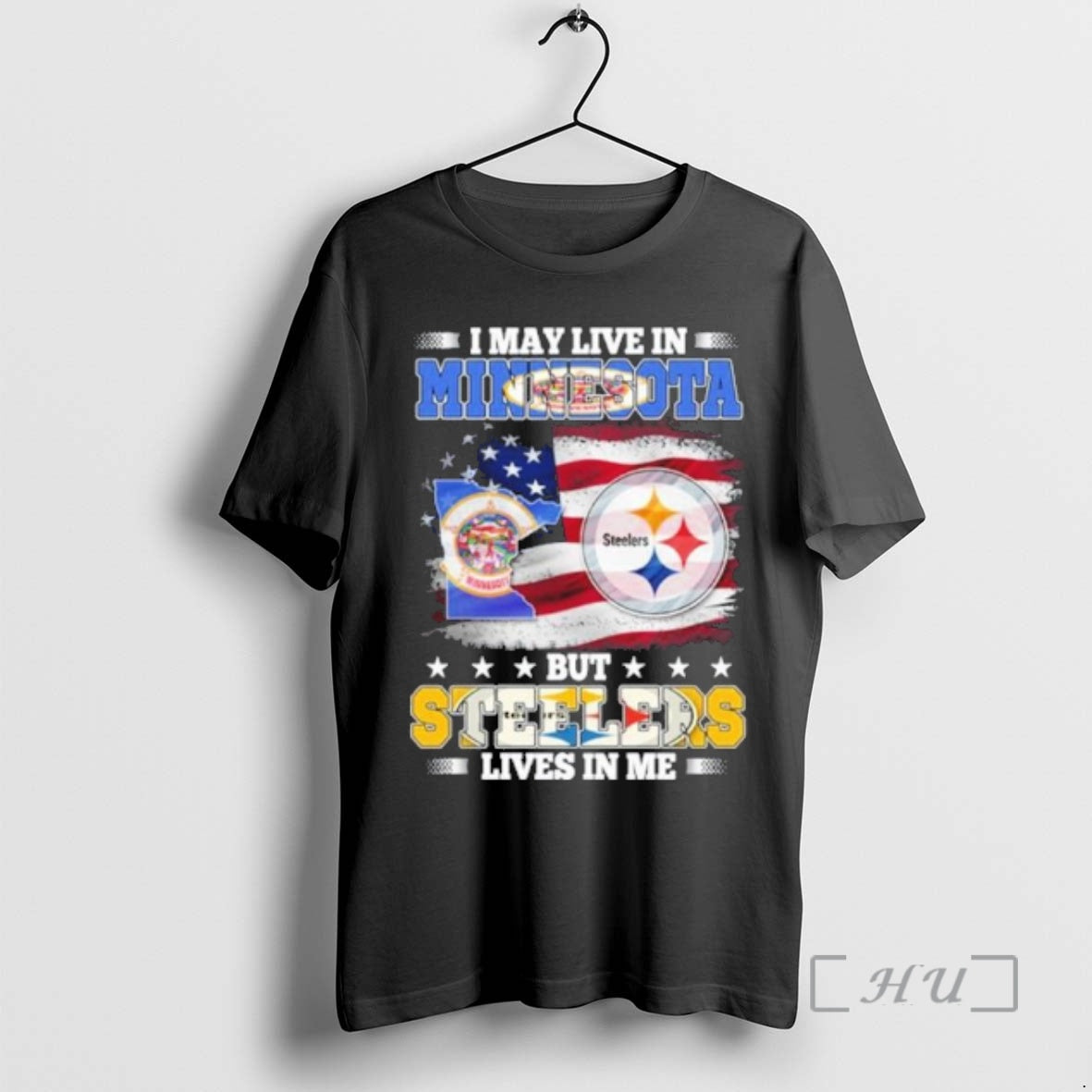 Officials I May Live In Minnesota But Steelers Lives In Me Premium T Shirts Sweater Hoodie, Sweatshirt | PopFlextees.com