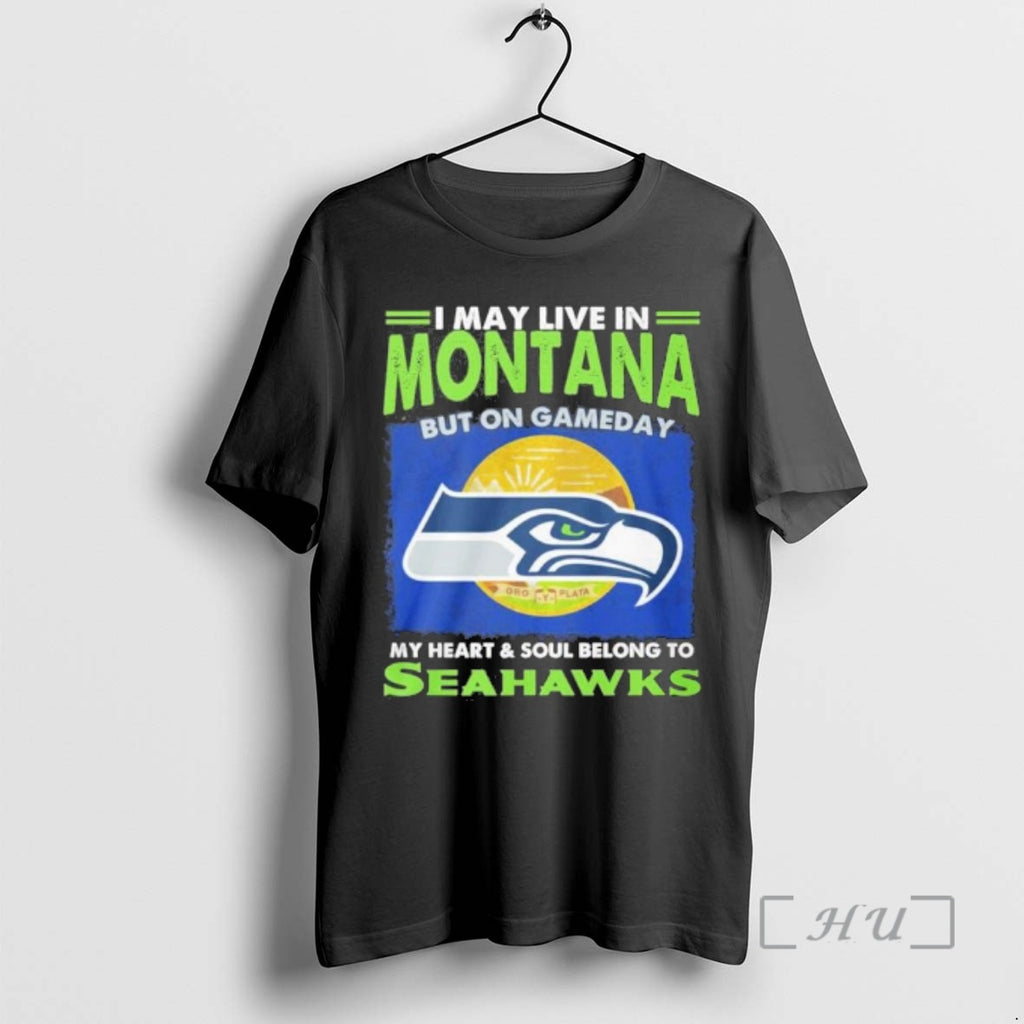 Officials I May Live In Montana But On Gameday My Heart And Soul Belongs To T-Shirts, Hoodie, Sweatshirt | PopFlextees.com