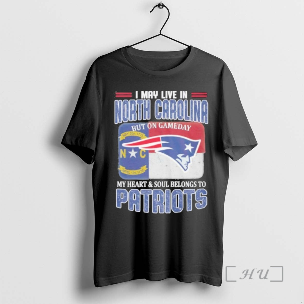 Officials I May Live In North Carolina But On Game Day My Heart Soul Belongs T-Shirts, Hoodie, Sweatshirt | PopFlextees.com