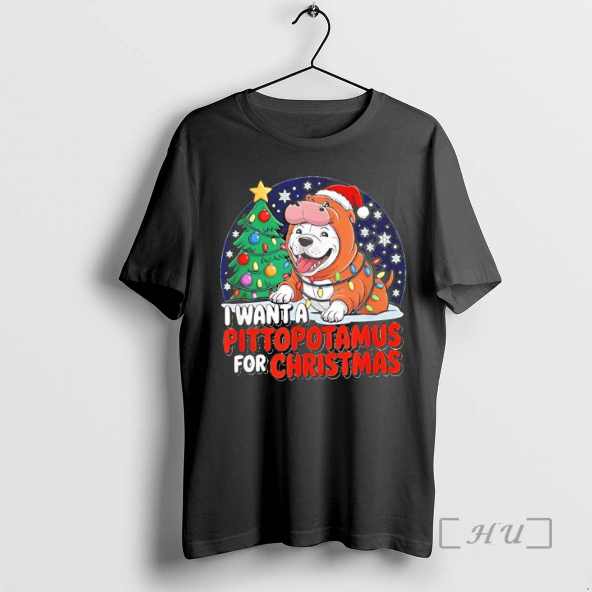 Officials I Want A Pittopotamus For Christmas T-Shirts, Hoodie, Sweatshirt | PopFlextees.com