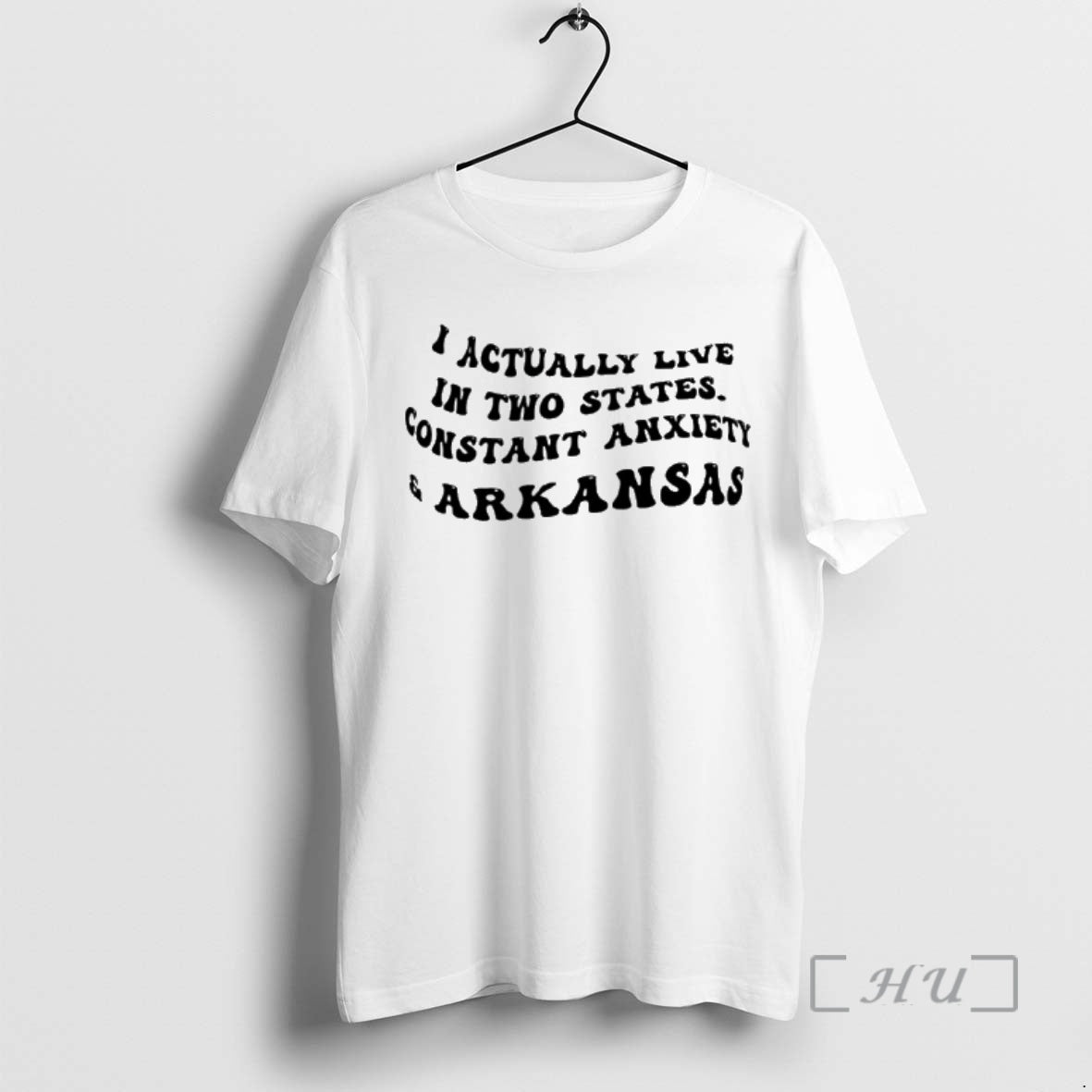 Officials I Actually Live In Two States Anxiety And Arkansas T-Shirts, Hoodie, Sweatshirt | PopFlextees.com