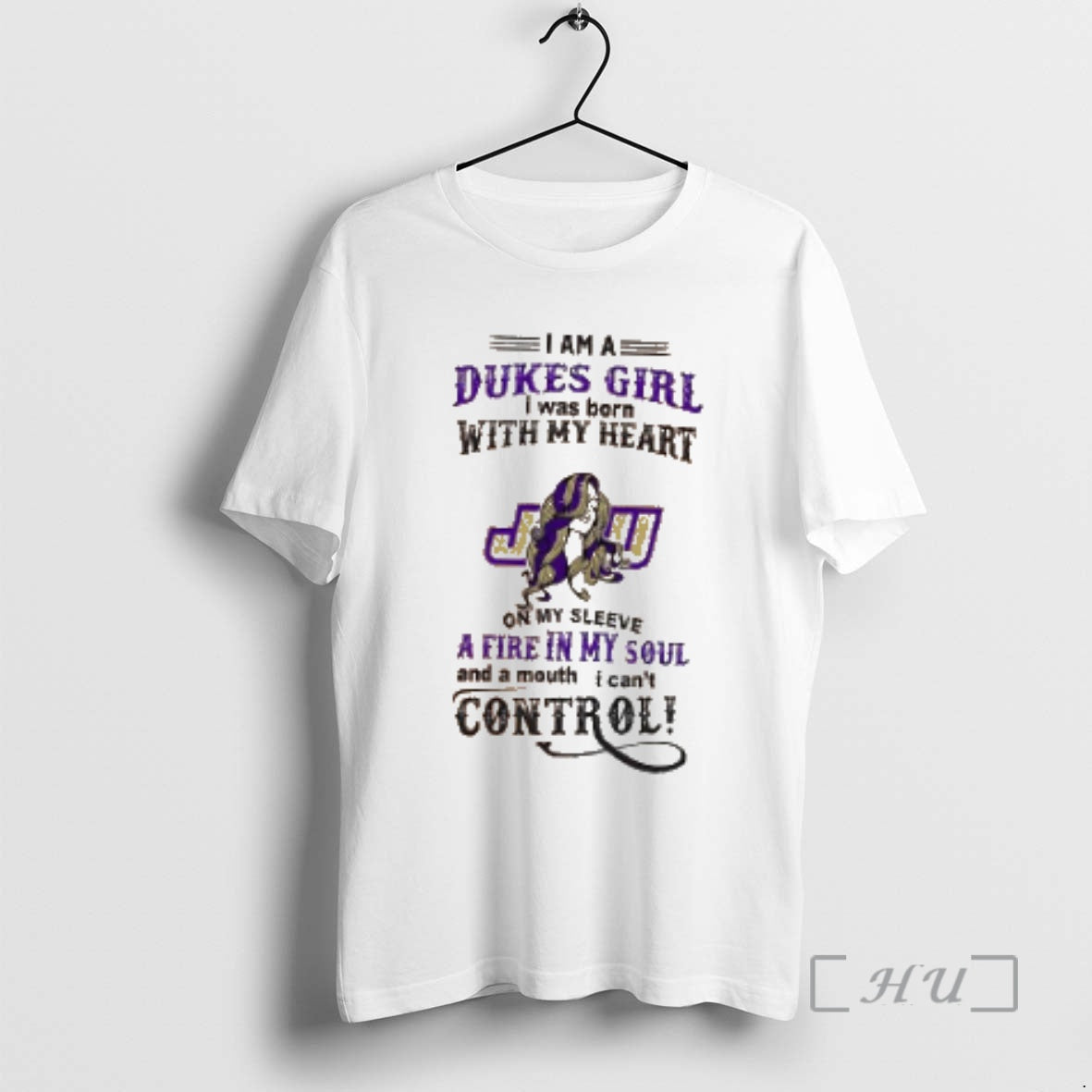 Officials I Am A James Madison Dukes Girl I Was Born With My Heart Two T-Shirts, Hoodie, Sweatshirt | PopFlextees.com