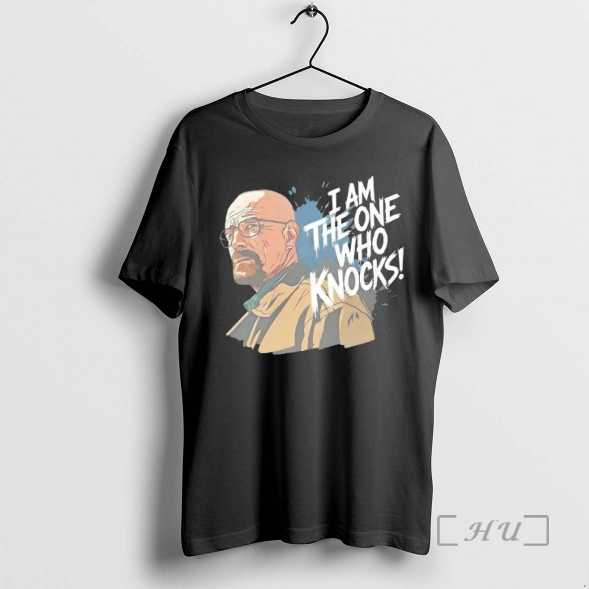 Officials I Am The One Who Knocks Bold Quote Graphic T-Shirts, Hoodie, Sweatshirt | PopFlextees.com