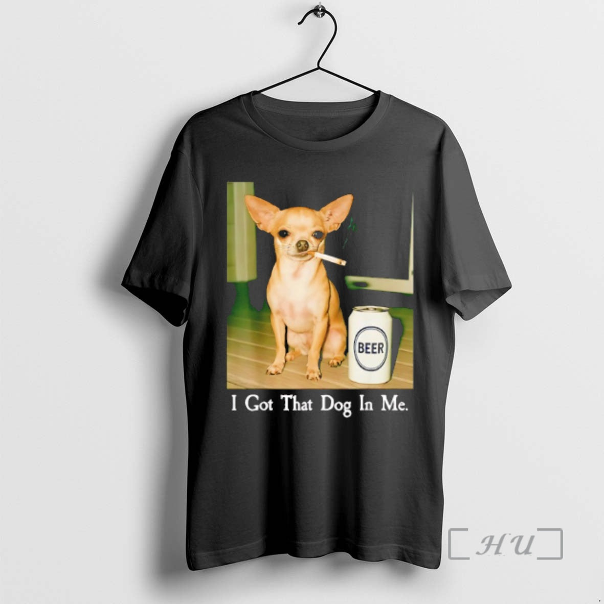 Officials I Got That Dog In Me Chihuahua Smoking Beer Meme Premium T Shirts Sweater Hoodie, Sweatshirt | PopFlextees.com