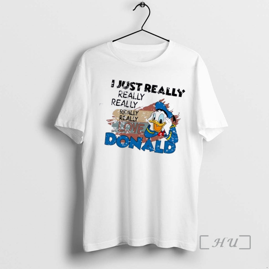 Officials I Just Really Love Donald Duck Vintage T-Shirts, Hoodie, Sweatshirt | PopFlextees.com