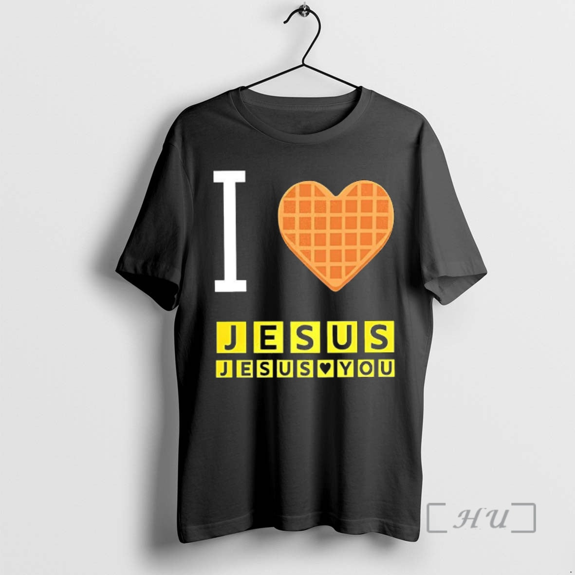 Officials I Love Jesus And Jesus Loves You Waffle Heart T-Shirts, Hoodie, Sweatshirt | PopFlextees.com