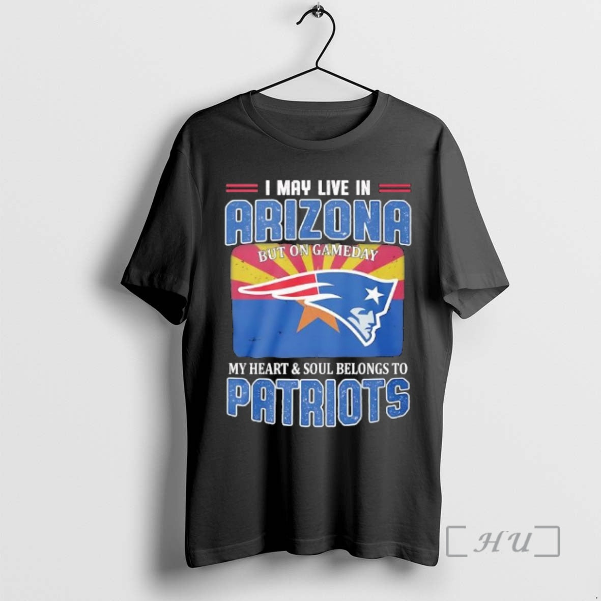 Officials I May Live In Arizona But On Gameday My Heart Soul Belongs To Patriots T-Shirts, Hoodie, Sweatshirt