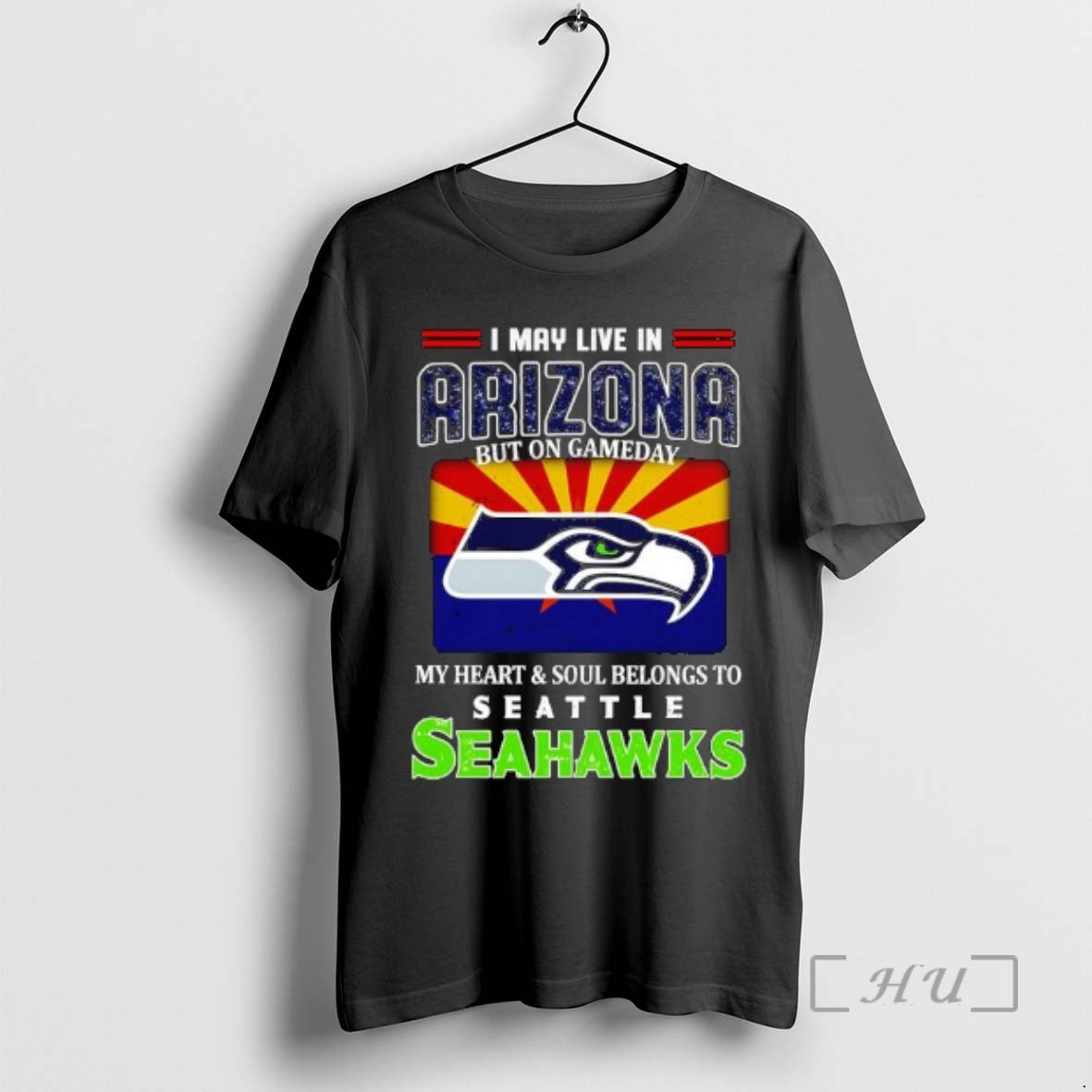 Officials I May Live In Arizona But On Gameday My Heart Soul Belongs To Seattle T-Shirts, Hoodie, Sweatshirt