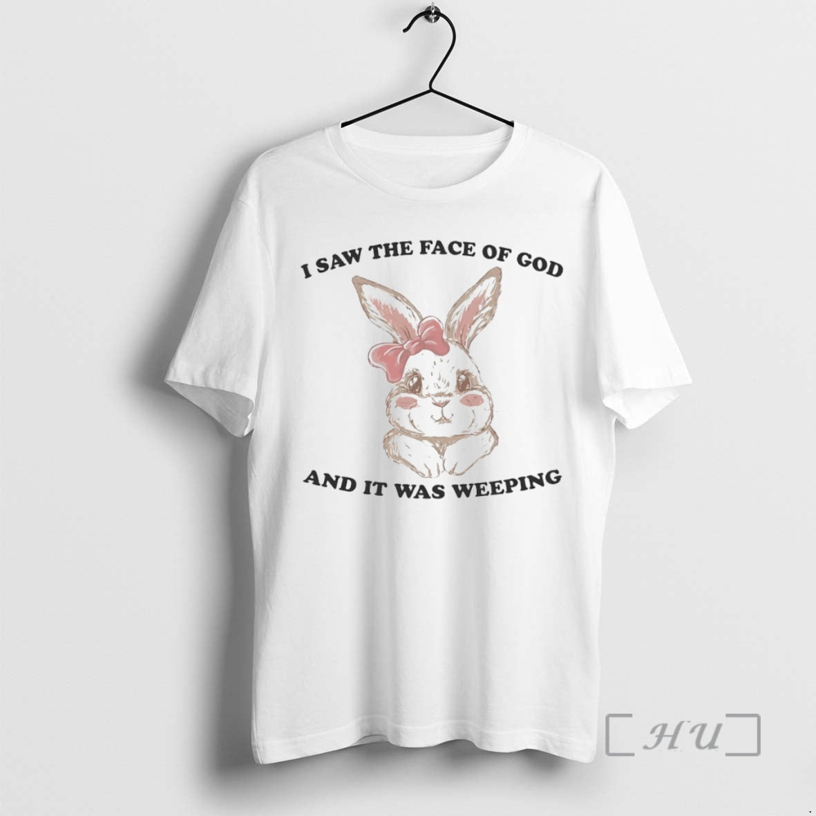 Officials I Saw The Face Of God And It Was Weeping Bunny Circle Premium T-Shirts, Hoodie, Sweatshirt | PopFlextees.com