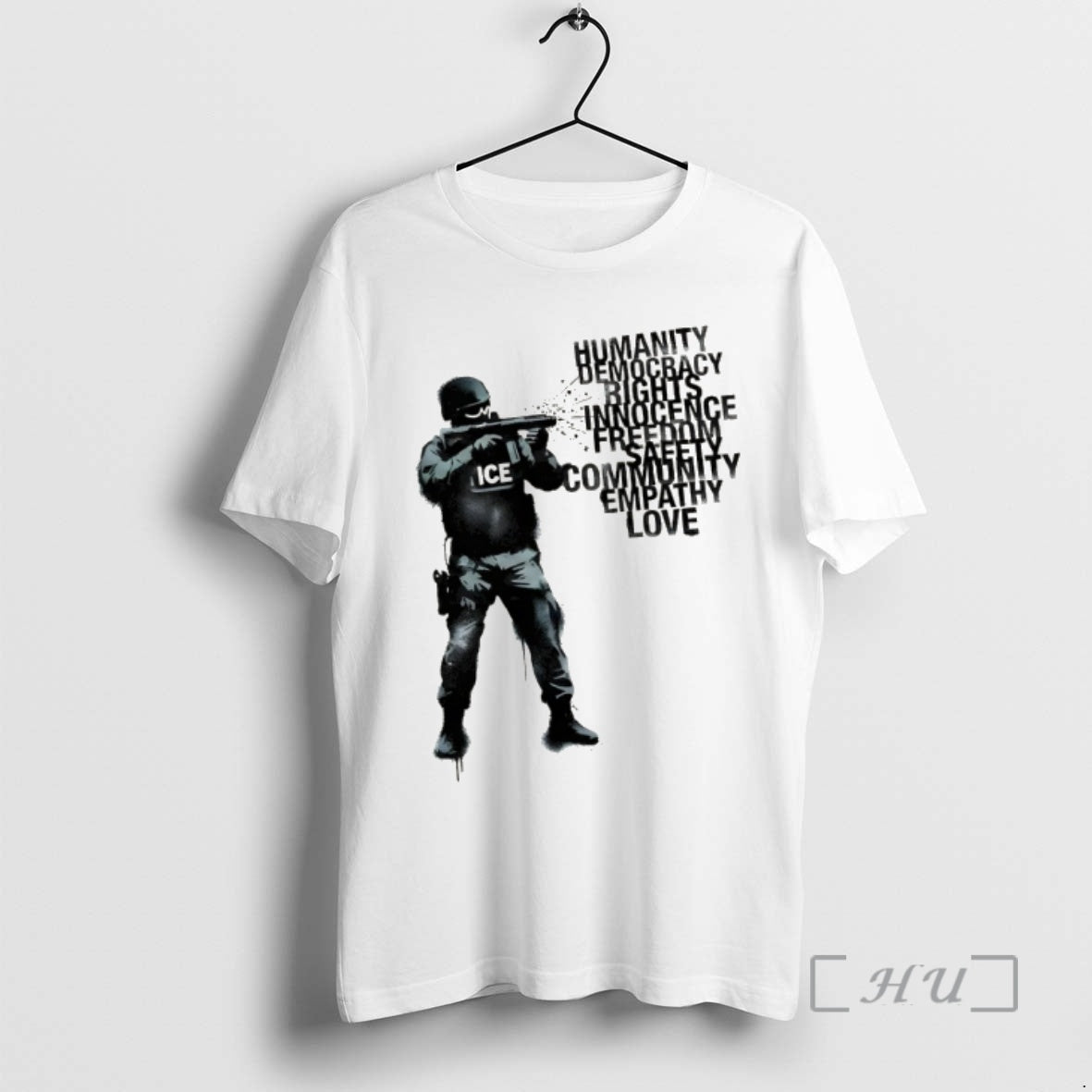 Officials Ice Political Humanity Democracy Rights Innocence Freedom Safety T-Shirts, Hoodie, Sweatshirt | PopFlextees.com